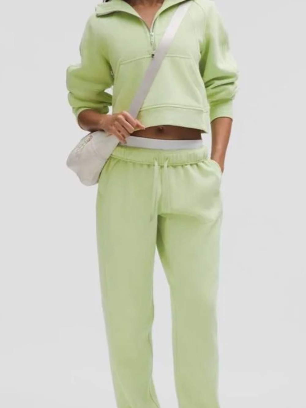 Lululemon scuba oversized jogger lemongrass in small - new